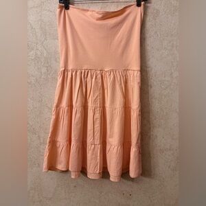 Derek Heart Strapless Tiered Dress #8992